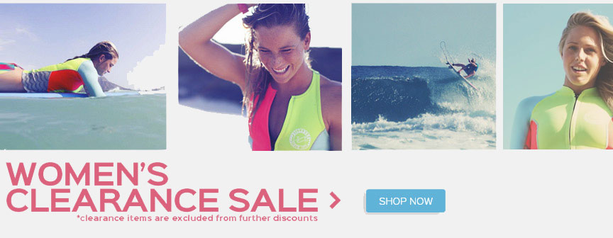 Womens Wetsuit Clearance Closeout Sale