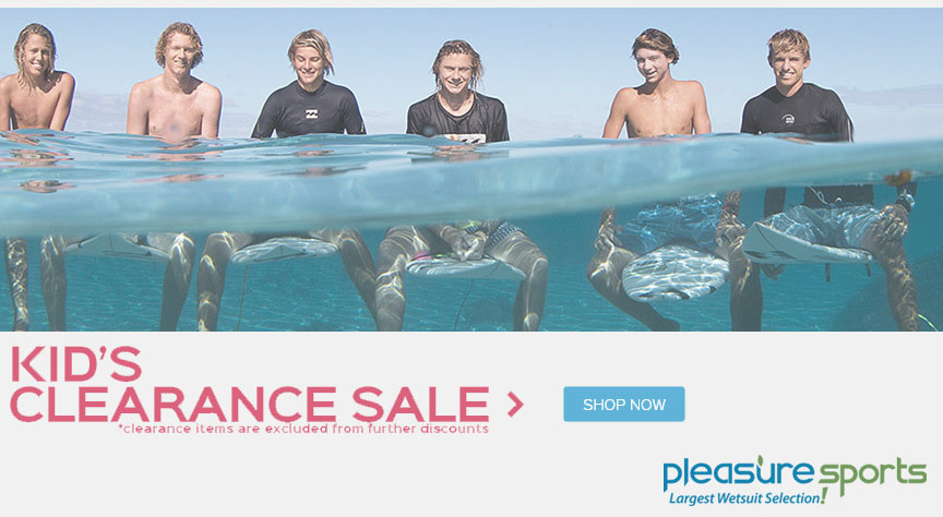 Kid's Wetsuit Closeout Sale Pleasure Sports