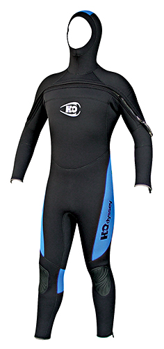 7mm Men's H2Odyssey Coronado Chest Zip Semi-Dry Hooded Wetsuit /Fullsuit