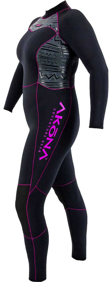 *NEW IN PACKAGE* AKONA QUANTUM STRETCH QS WETSUIT 7MM SIZE 5/6 WOMENS FEMALE 