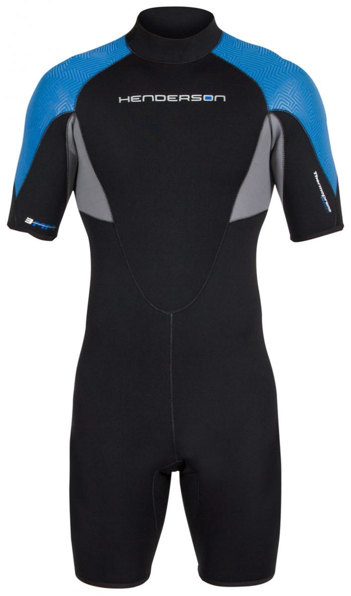 3mm Men's Henderson Thermoprene Pro Shorty Springsuit - Back Zip