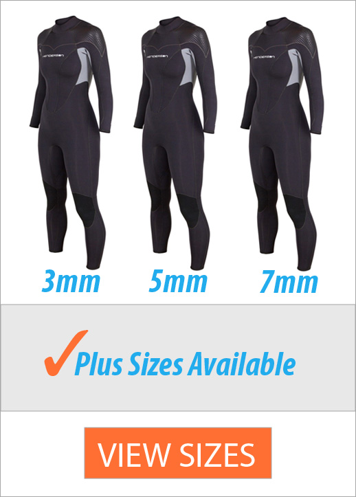 Women's plus size wetsuit - henderson thermoprene pro