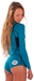 2mm Womens Hotline SHE Spring Suit - Long SleeveFront Zip - W2219-AQUA