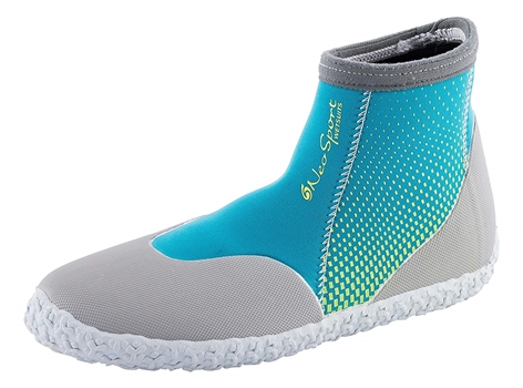 3mm NeoSport Womens Low Top Boots - Bright Blue -
