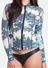 Billabong Peeky Jacket Womens Neoprene Jacket 2mm Front Zip Surf Capsule Limited Edition- Palm -