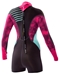 Body Glove Stellar 2mm Long Sleeve Womens Springsuit Wetsuit - 16131W-Jet/Purp
