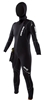 Body Glove Womens Atlas Front Zip Dive Suit 7mm With Hood - Black -