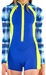 2mm Women's GlideSoul Front Zip  Springsuit - Blue Tie&Dye - 320SS1521-01