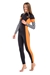 GlideSoul 3mm Fullsuit Back Zip Women's Black/Orange - 430FS0440-25