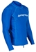 Hyperflex Men's Rashguard Sport Fit Long Sleeve 50+ UV Protection - Blue - X115MN-44