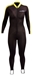 NeoSport Unisex Lycra Sports Skin Skinsuit Men's / Women's - Black/Yellow - S807UF-63