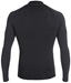 Quiksilver Men's Rashguard Long Sleeve All Time 50+ UV Protection - Black - AQYWR03001-KVD0