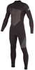 Quiksilver Syncro Wetsuit Mens 5/4/3m GBS Wetsuit Back Zip - Black/Grey 