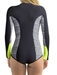 Rip Curl G-Bomb Spring Wetsuit 1mm Long Sleeve Booty Women's - Black/Yellow - WSP4EW-YEL