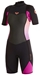 Roxy Syncro 2mm Springsuit Womens Shorty Wetsuit - Black - ARJW503007-XKMN