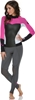 Roxy Syncro 4/3mm Wetsuit Womens Sealed Seams GBS - BEST SELLER - Grey/Pink/White -