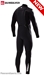 Quiksilver Ignite 3/2 LFS Chest Zip Wetsuit Black/Grey - IH304ML-GRY