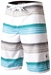 O'Neill Santa Cruz Stripe Men's Boardshorts - White - 14106701-WHT