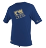 ONeill Mens Loose Fit Rashguard Tee Short Sleeve 50+ UV Protection - Blue -