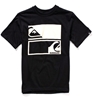 Quiksilver Logo T Shirt Black & White -