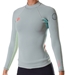 Roxy SYNCRO 1.5MM Long Sleeve Womens Jacket - Grey/Blue/Green - ARJW800005-XSGG