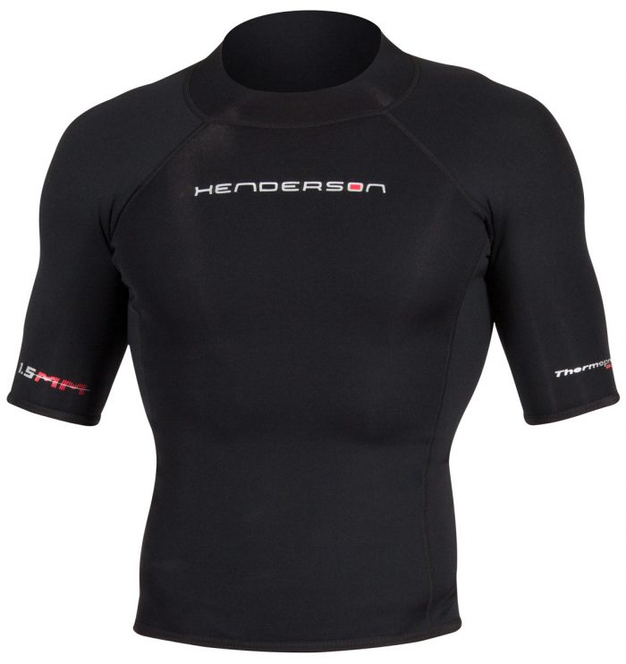 1.5mm Mens Henderson Thermoprene Pro Short Sleeve Neoprene Shirt - 250% Stretch -