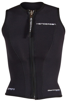 3mm Womens Henderson Thermoprene Pro Neoprene Zipper Vest -