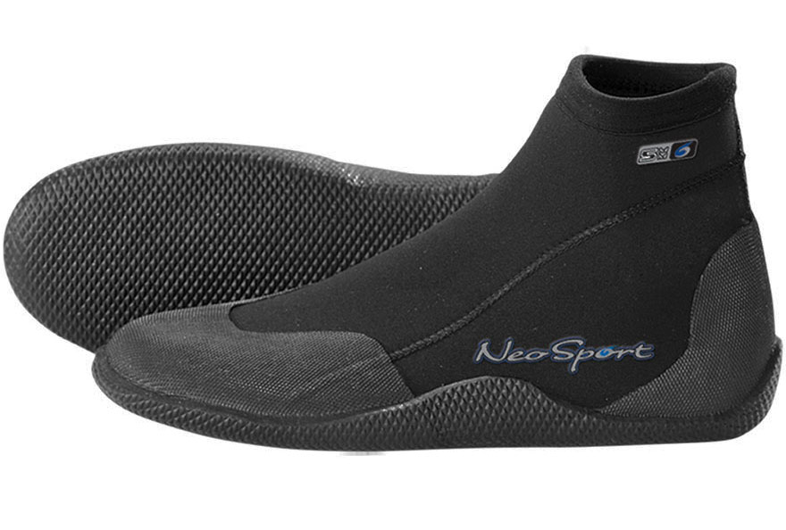 3mm NeoSport Neoprene Low Top Boots | Scuba Diving Boots