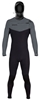 5/4mm Hyperflex VYRL Mens Hooded Wetsuit - Chest Zip- Black/Grey 