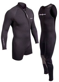 NeoSport Mens Waterman 7mm Wetsuit - Combo - Long John and Jacket