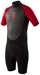 2/1mm Men's Body Glove Pro3 Back Zip Springsuit - Black/Red - 9167-RED