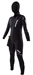 Body Glove Women's Atlas Front Zip Dive Suit 5mm With Hood - Black - 15170W-BLK