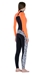 GlideSoul 3mm Full Wetsuit Back Zip Women's Black/Orange - 132FS0140-03
