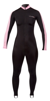 Henderson Womens CLASSIC LYCRA HOTSKINS Skinsuit - Black/Pink -