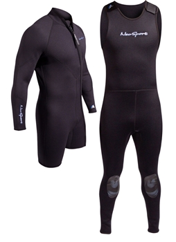 3mm Mens NeoSport Two Piece Wetsuit Combo - Premium Wetsuit -