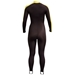 NeoSport Unisex Lycra Sports Skin Skinsuit Men's / Women's - Black/Yellow - S807UF-63