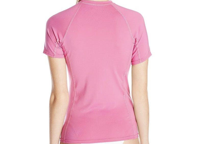 O'Neill Wetsuits Women's WMS Basic Skins Short Sleeve Rash Guard O'Neill Women's UV Sun Protection Set X-Small Fox Pink/Fox Pink 