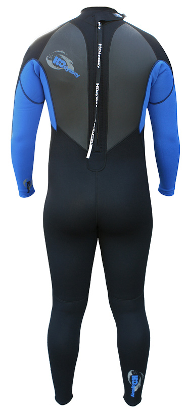 4/3mm Men's H2Odyssey Momentum GBS Wetsuit / Fullsuit - Black/Blue