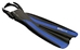 H2Odyssey Thruster Open Heel Fin - Black/Blue - F14-B